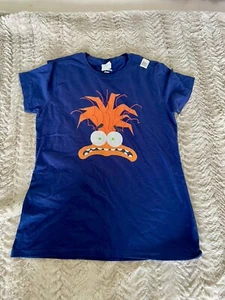 New With Tag Women’s Size Small Disneys Inside Out Anxiety T-shirt Navy Blue - Picture 1 of 1