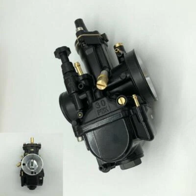 Durable Black Motorcycle 30mm Carburetor   Part For OEM Replacement Carb - Image 1 of 4