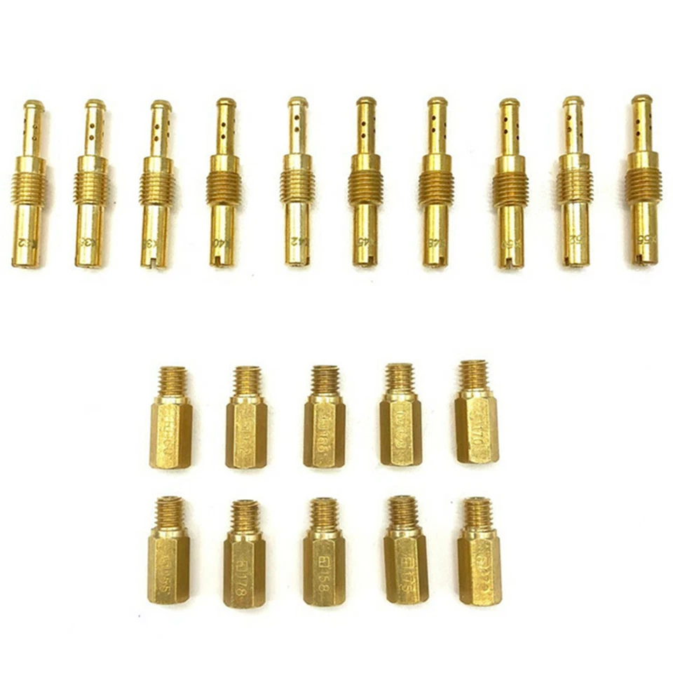 Carburetor Main Jet Kit Slow/Pilot Jets For Motorcycle PWK Keihin OKO CVK Carb - Image 1 of 4