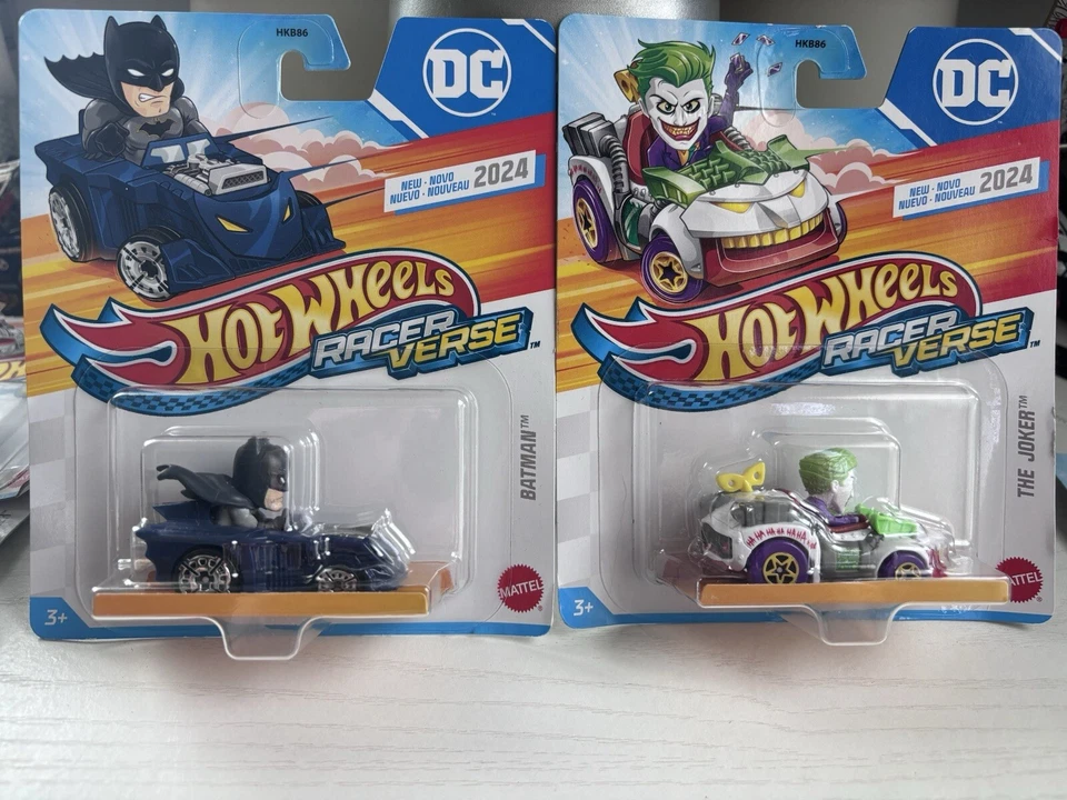 2024 Hot Wheels Race Verse Batman & The Joker  - Image 1 of 4