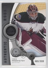 2021 Upper Deck SP Game Used 2005-06 Retro Rookies /999 Ivan Prosvetov Rookie RC