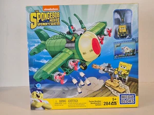 Mega Bloks Spongebob Movie SpongeBob The Water Tartar Bomber 284 Pieces NEW - Picture 1 of 5