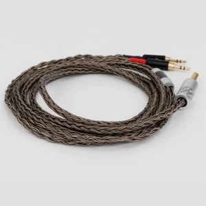 Cavo cuffie maschio 3,5/4,4 mm opzionale spina a doppio cavo per cuffie maschio 3,5 mm per Hifiman He6 He500 - Foto 1 di 12