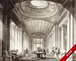ADVOCATES LIBRARY EDINBURGH SCOTLAND PAINTING ARCHITECTURE ART REAL CANVAS PRINT - Bild 1 von 1