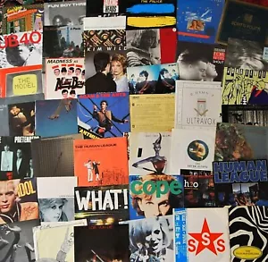 80er POP SYNTH NEW WAVE 7 ZOLL VINYL EINZELNE JOB SET SAMMLUNG - Wählen Sie aus Liste! - Bild 1 von 87