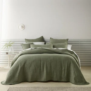 Bari Green Polyester Cotton Bedspread Set or Accessories by Bianca - Picture 1 of 9