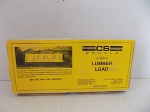 LUMBER LOAD   BY; CS MODELS  PO. N SCALE NOS - Picture 1 of 7