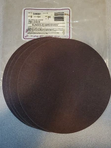 4 Sungold Abrasives 339061 PSA Sanding Discs, Aluminum Oxide, 9 in, 80 grit - Picture 1 of 3