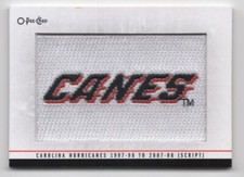 2014-15 O-Pee-Chee Team Logo Patches Carolina Hurricanes 1997-98 to #213