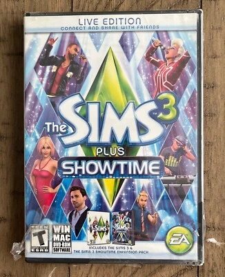 Sims 3 Plus Showtime (Windows/Mac, 2012) Brand New & Free Shipping. - Image 1 of 4