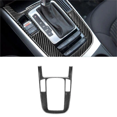 Отделка крышки переключения передач из углеродного волокна для Audi Q5 2010-2018 A4L A5 2009-16 тип B - Изображение 1 из 4