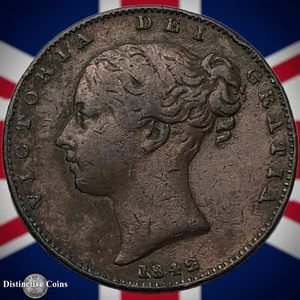 Great Britain 1842 Farthing 1/4d GB3407 - Picture 1 of 2