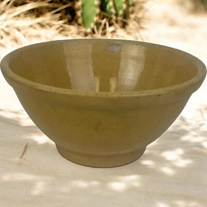 Vintage Pacific Yellowware Rührschüssel 11-1/2" x 5-1/2" California Pottery 20. - Bild 1 von 15