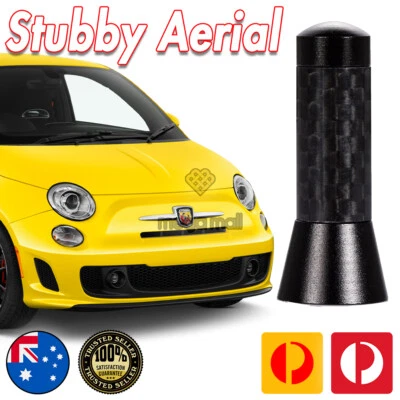 Antena/aérea Stubby Bee Sting para Fiat 500 X preto carbono 3,5 CM - Imagem 1 de 4