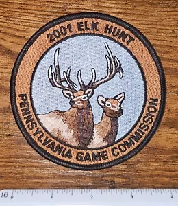 Pennsylvania Game Commission Hunting 2001 Elk Hunt Souvenir Patch - Picture 1 of 1