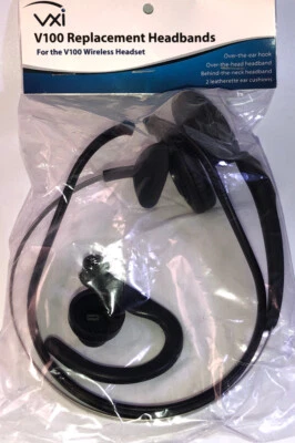 Diademas de espuma de repuesto VXI V100 para auriculares inalámbricos V100 - NUEVOS - ENVÍO 24 HORAS Foto 1 de 4