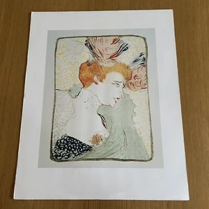 Henri De Toulouse Lautrec Prints x 6 Clown Moulin Rouge Mademoiselle Marcelle - Picture 1 of 6
