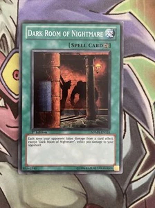 Carte Yugioh SDMA-EN024 Dark Room Of Nightmare Common 1ère édition NM - Photo 1/4