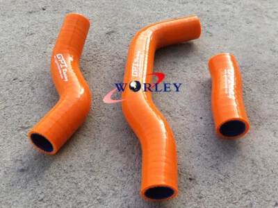 Mangueira de radiador de silicone para 2007-2009 450SXF 450 SXF 2007 2008 2009 laranja - Imagem 1 de 4