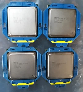 Lot of 4 Intel Xeon E5-2620 SR0KW 2.00GHz CPU Processor w/ Blue Bracket - Picture 1 of 1