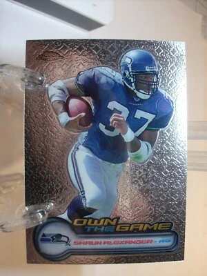 2006 Topps Chrome Own The Game Football Card   #OTG3Shaun Alexander  (89302) - Image 1 of 2