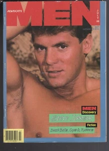 ADVOCATE MEN 7-86 JULY 1986 JOHN TABOR HAIRY HUNKS CLARK MONROE LARRY RICH STEVE - Bild 1 von 2