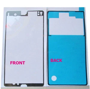 Sony Xperia Z Front screen adhesive + Back Cover adhesive sticker pre-cut tape - Picture 1 of 4