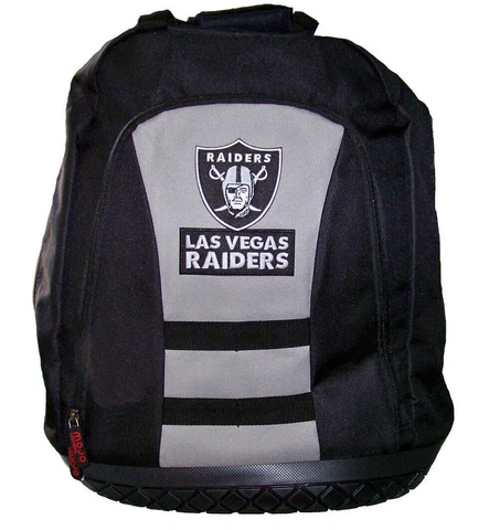 Las Vegas Raiders NFL Backpack Compartment Tool Bag Molded Bottom 18" H Cover
