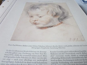 Wien Archiv 4 4048 Peter Paul Rubens Bildnis seines Sohnes Nikolaus - Bild 1 von 1