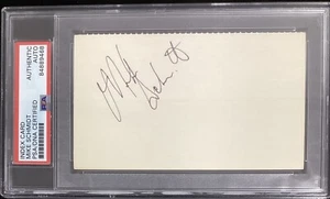Mike Schmidt Signed Index Card Baseball HOF Phillies Vintage Autograph PSA/DNA - Picture 1 of 2