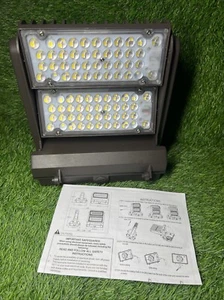 Rotatable LED Wall Pack Light. 120W Bronze Adjustable Head LED Wall Pack - Picture 1 of 6