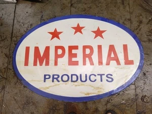Porzellan Imperial Products Emailschild Größe 36" x 24" Zoll doppelseitig - Bild 1 von 2