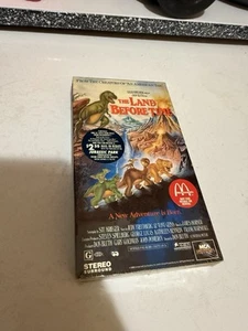 Brand New The Land Before Time Movie VHS McDonalds MCA Watermarks SEALED - Picture 1 of 3
