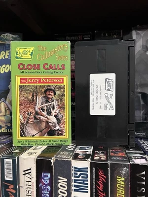 Close Calls VHS Tape Deer Hunting Tactics 1993 Low Print Video Jerry Peterson - Image 1 of 4