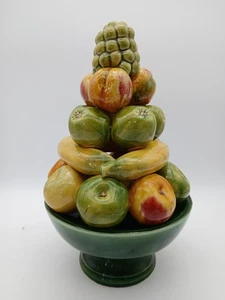 Ceramic Fruit Centrepiece Display Made in Portugal Decorative Kitchen Art - Picture 1 of 6