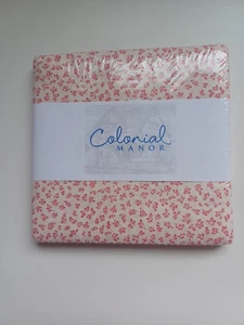 Confezione Charm Tessuto Coloniale Manor 42 100% Cotone 5" Quadrati Assortiti Rosso - Foto 1 di 2