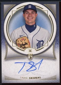 2021 Topps Definitive Collection Rookie Autographs RC #DRA-TS2 Tarik Skubal /50 - Picture 1 of 2