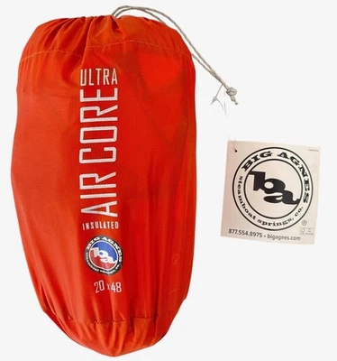 Almohadilla para dormir corta Big Agnes aislada Air Core Ultra 20 x 48 camping - completa Foto 1 de 3