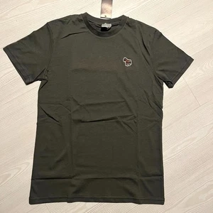 Paul Smith T-Shirt Men's Medium Green Zebra Logo Cotton Short Sleeve Crew Neck - Picture 1 of 11