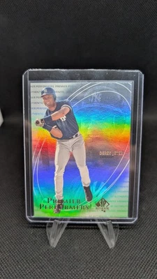 2000 Upper Deck SP Authentic PREMIER PERFORMERS #PP7 Derek Jeter Yankees HOF SP - Image 1 of 2