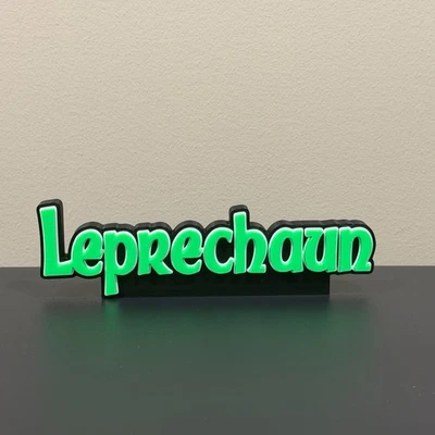 Letrero decorativo duende pantalla impresa en 3d Foto 1 de 3