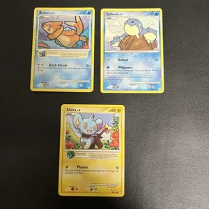 Pokemon Mysterious Treasures Lot: Shinx + Buizel + Spheal - Picture 1 of 4