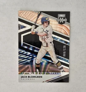 (ITEM 510) JACK BLOMGREN - 2020 ELITE EXTRA EDITION TURN OF THE CENTURY 86/120 - Picture 1 of 2
