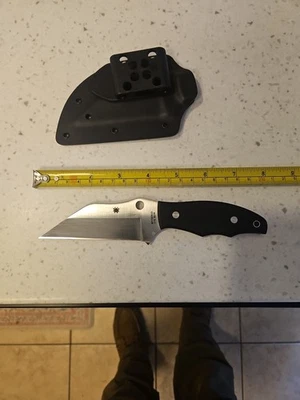 Spyderco Ronin 2 Fixed Blade Knife 4.08" CTS BD1 Stainless Steel FB09GP2 - Image 1 of 4