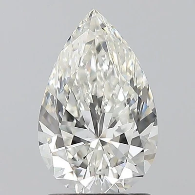 Certified GIA 1.50 CT Pear Cut Natural Mined Diamond Loose H color VVS2 clarity - Image 1 of 2