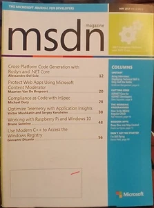 2017 MAY MSDN MAGAZINE - .Net Compiler Platform and .Net Core - Picture 1 of 2