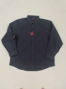 Red House Gray 100% Cotton Non-Iron Button Front Shirt 2XL NWT XXL Easy Care - Picture 1 of 8