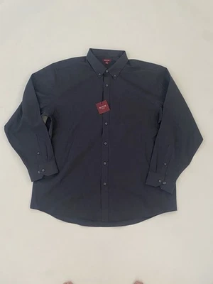 Camisa de Botones Frontales 100% Algodón sin Planchar Gris Red House 2XL NWT XXL Fácil Cuidado Foto 1 de 4