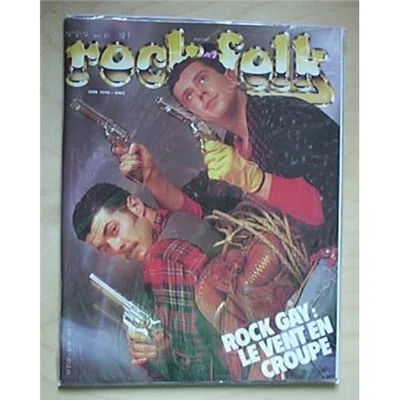 FRANKIE GOES TO HOLLYWOOD ROCK AND FOLK MAGAZINE MAY 1985 FGTH COLOUR COVER FREN - Image 1 of 2