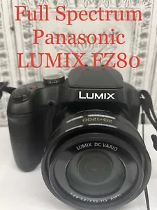 WOW Converted Full Spectrum Panasonic LUMIX FZ80 18.1MP 4K Camera UV/IR BUNDLE! - Picture 1 of 9